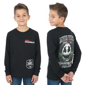 Bella + Canvas Tee Kids LG 14-16‎ Black ESPN Marshmello MNF NFL Fan Merch Youth